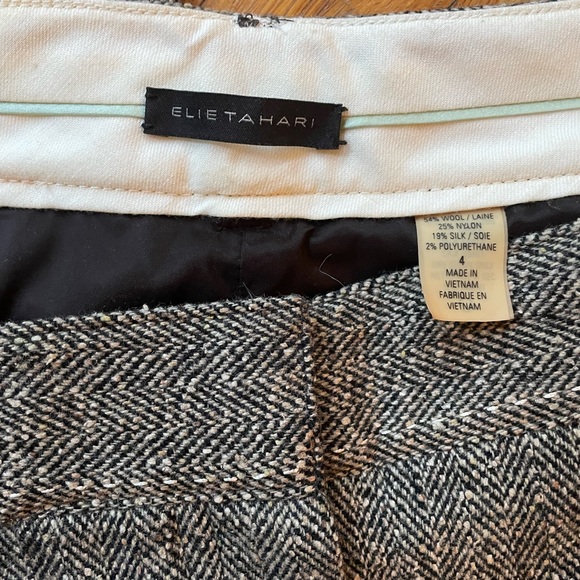 Herring bone. Wool pants, silk lined very comfy - Picture 3 of 4